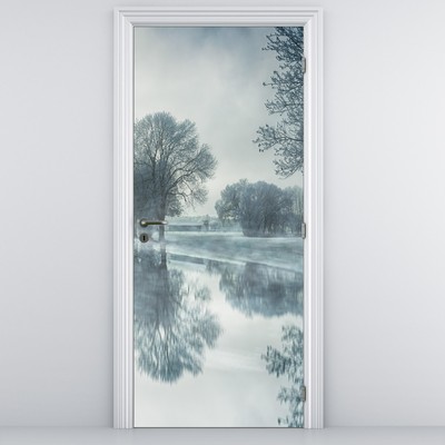Fotótapéta ajtóra - Téli természet