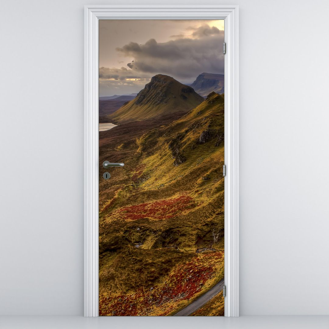 Fototapet pentru ușă - Munții Scoțieni (D021136D95205)