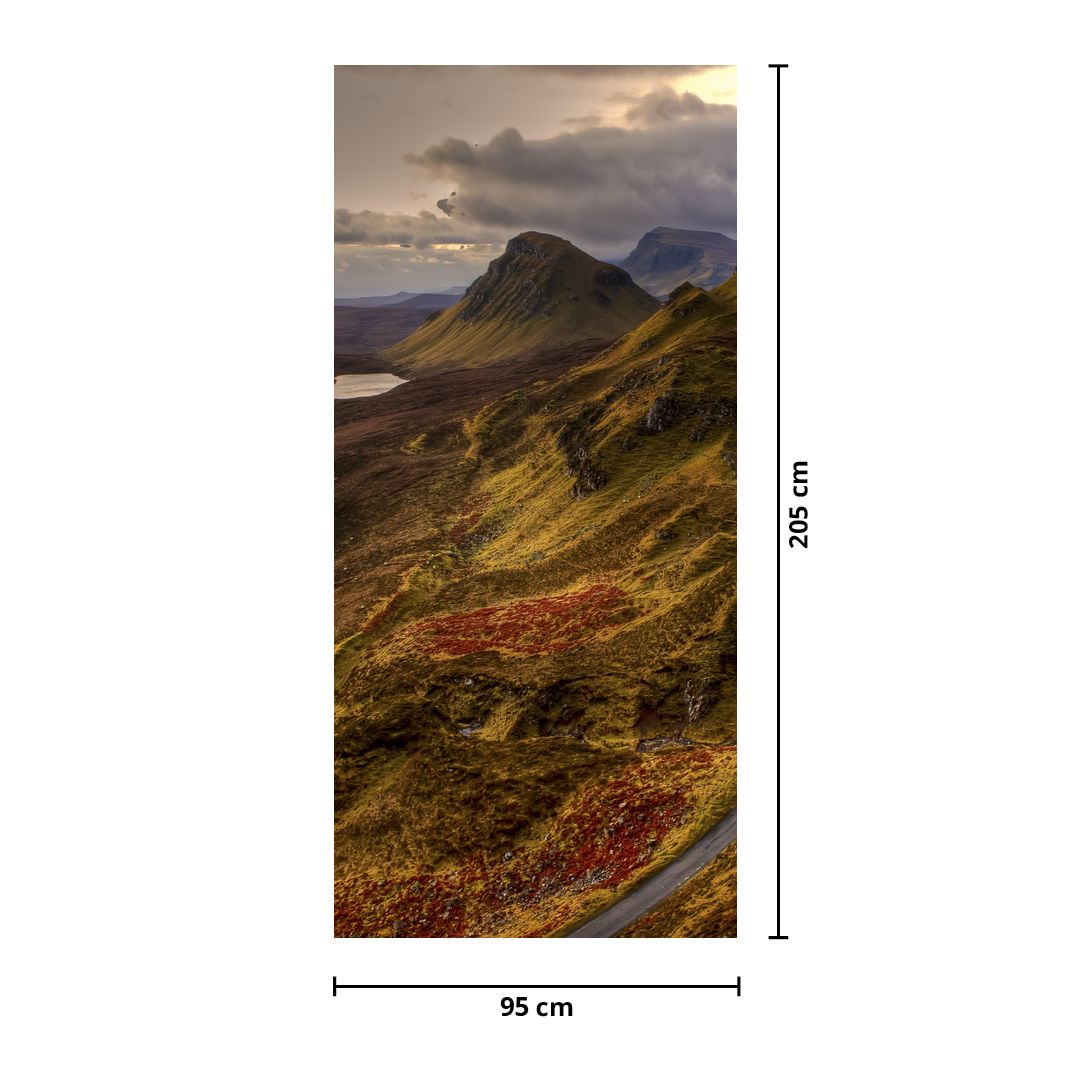 Fototapet pentru ușă - Munții Scoțieni (D021136D95205)