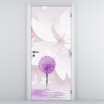 Fototapeta na drzwi - Na rzece kwiatów