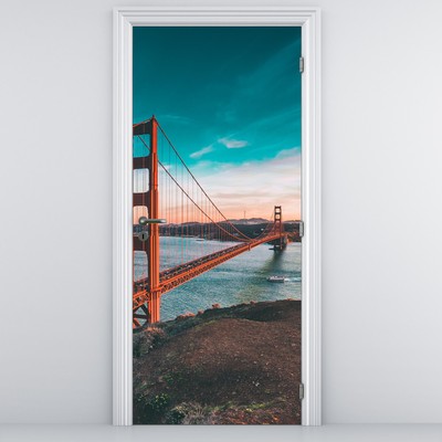 Fototapet pentru ușă - Golden Gate