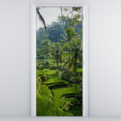 Fototapet pentru ușă - Terasele de orez Tegalalang