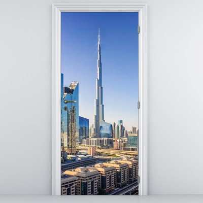 Fotótapéta ajtóra - Dubai reggel