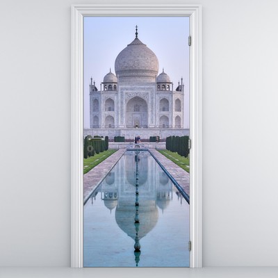 Fotótapéta ajtóra - Taj Mahal napkeltekor