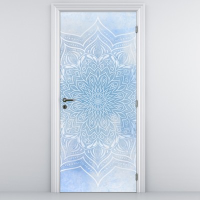 Foto tapeta za vrata - Zimska mandala
