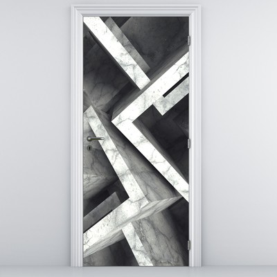 Fototapet pentru ușă - Abstract cuburi
