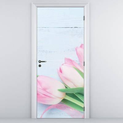 Fototapeta na dveře - Kytice tulipánů