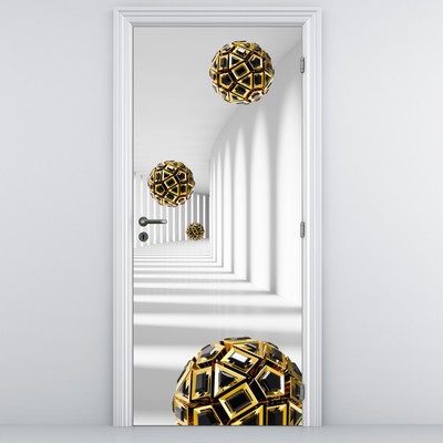 Fotótapéta ajtóra - Absztrakt labda motívum