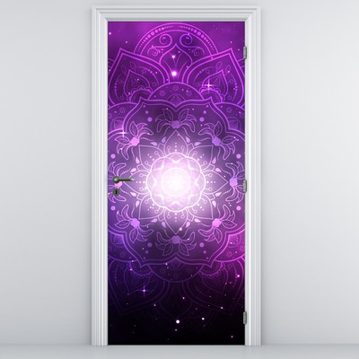 Fototapet pentru ușă - Abstract violet