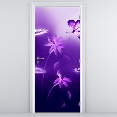 Fototapeta na dveře - Motýlí louka