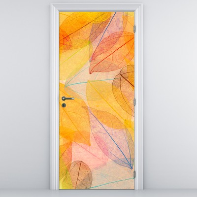 Fototapeta na dveře - Pozadí z podzimního listí