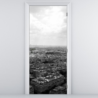 Fototapeta na dveře - Střechy domů v Paříži
