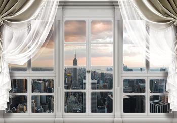 Foto tapeta - New York - pogled s prozora