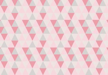 Fototapeta - Růžové trojúhelníky
