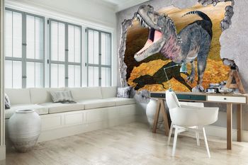 Foto tapeta - Luknja - dinozaver