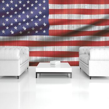 Foto tapeta - Ameriška zastava