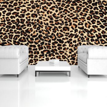 Fototapet - Fibre de păr de leopard