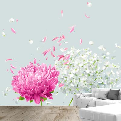 Fototapeta - Květy ve větru