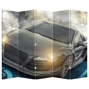 Paraván - Auto Audi - šedé