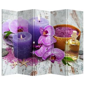 Paravan - Orhideje in sveče