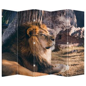 Kamerscherm - Liggende leeuw