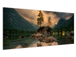 Schilderij - Bergmeer