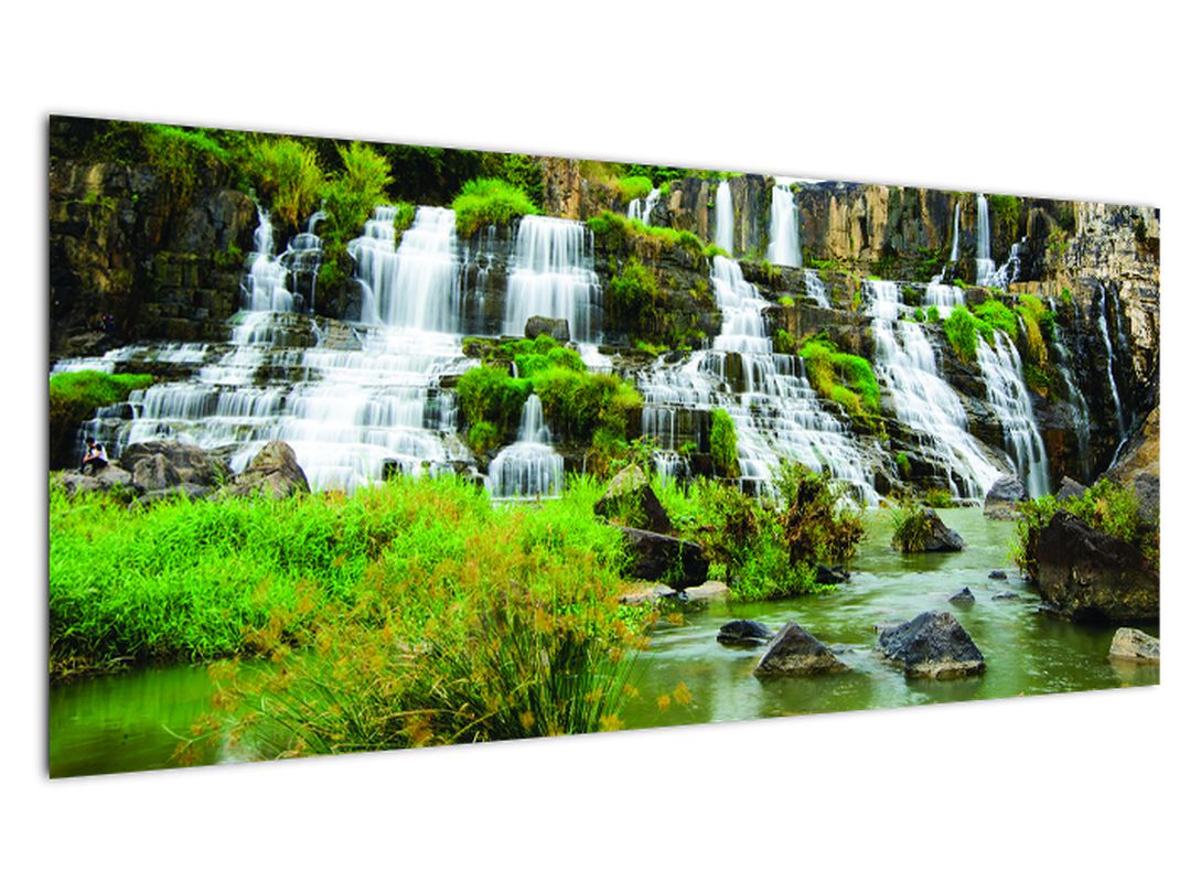 Obraz - vodopády se zelení (V020617V10040)