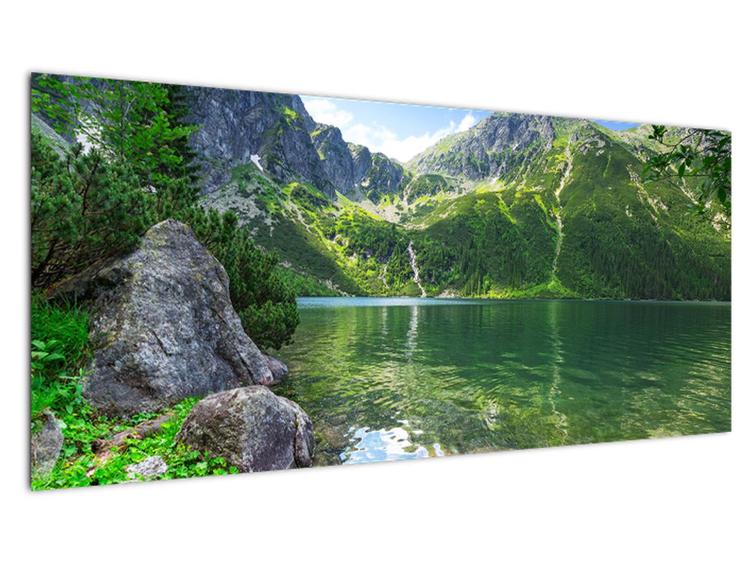 Obraz jezera v Tatrách (V021101V10040)