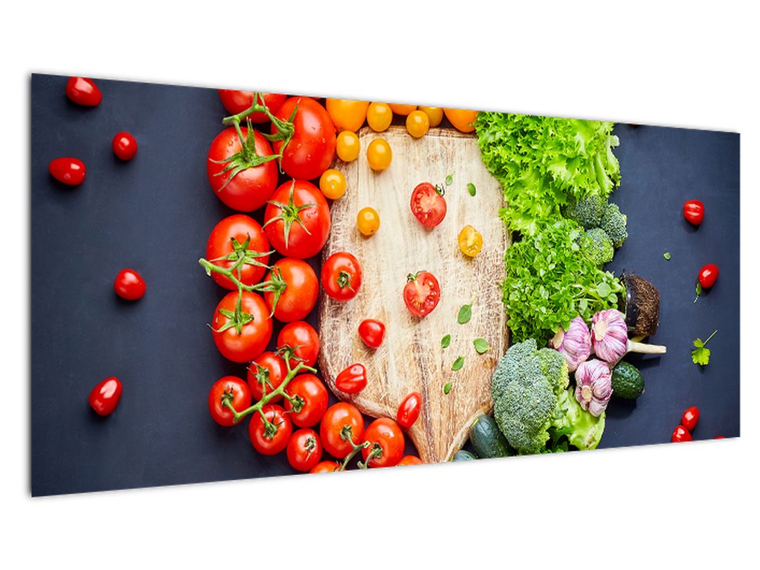 Obraz - Stůl plný zeleniny (V022283V10040)