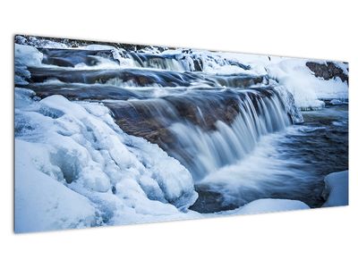 Obraz rieky v zime