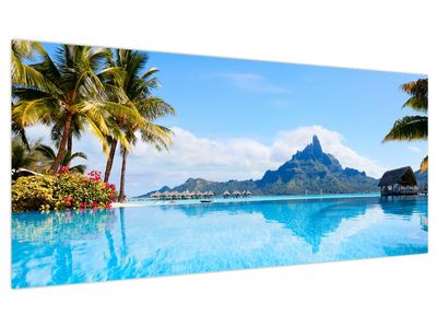Bild auf Leinwand - Palmen und Strände