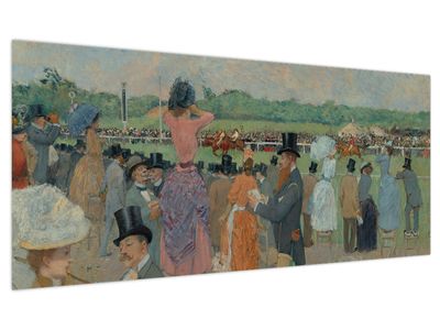 Obraz - Jean-Louis Forain, The Races at Longchamp, reprodukcia