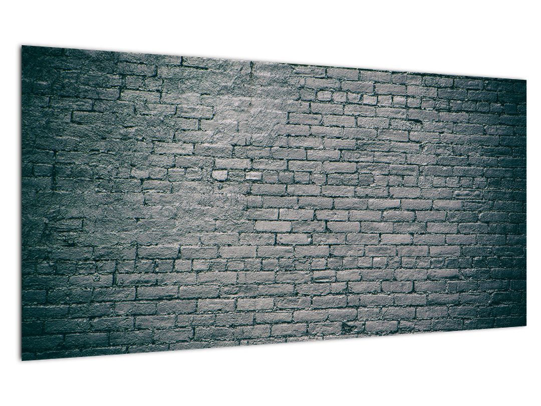 Skleněný obraz cihlové zdi (V020015V10050GD)