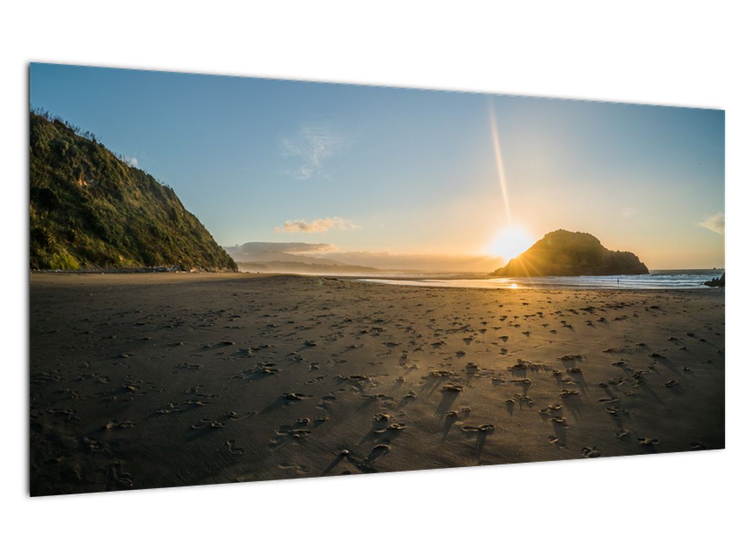 Skleněný obraz pláže (V020234V10050GD)