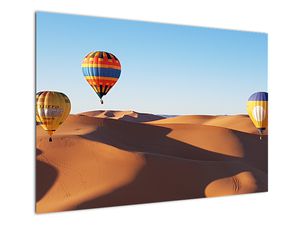Tablou - baloane zburătoare în deșert