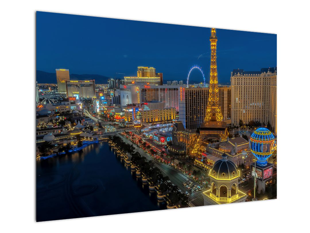 Obraz nočního Las Vegas (V021010V10070)