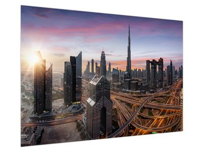 Bild auf Leinwand - Panorama von Dubai