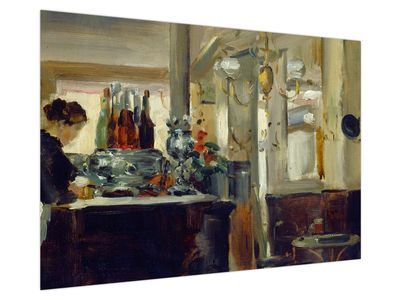 Schilderij - Style of Edouard Manet, Bon Bock Cafe, reproducties