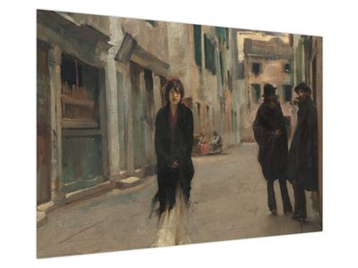 Obraz - John Singer Sargent, Street in Venice, reprodukce