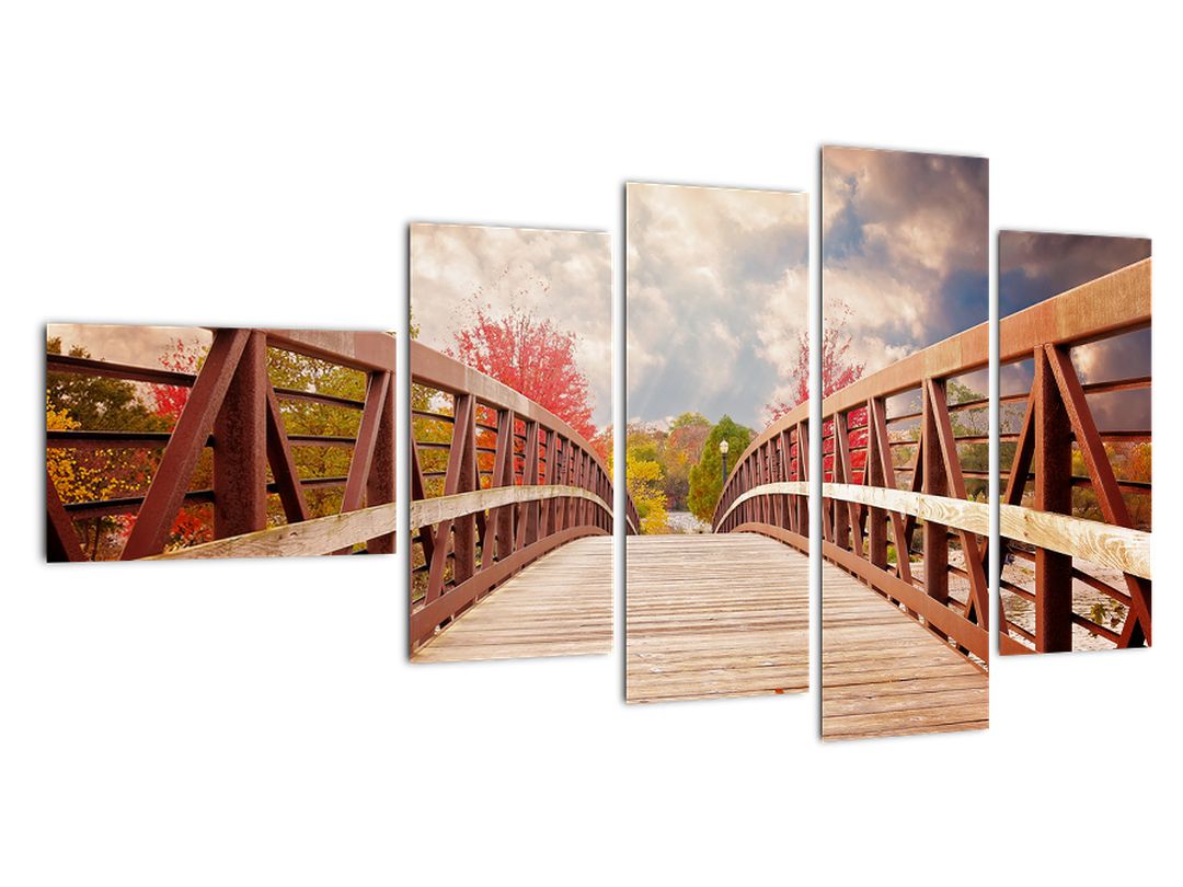 Obraz - dřevěný most (V020592V11060)