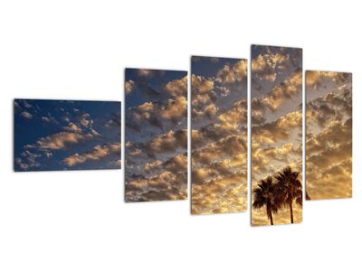 Tablou - Palmieri între nori