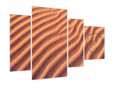Obraz pouště (s hodinami) (V020017V11075C)