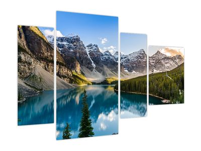 Slika - Kanada, narodni park Banff, jezero Moraine (z uro)