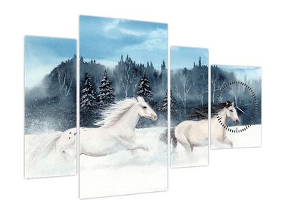 Slika naslikanih konja (sa satom)