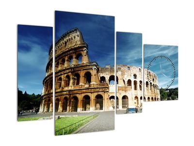 Slika - Kolosej v Romi, Italija (z uro)