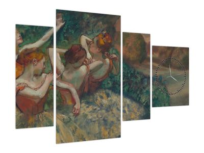 Kép - Edgar Degas, Four Dancers, reprodukciók (órával)