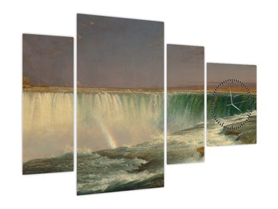 Obraz - Frederic Edwin Church, Niagara, reprodukcje (z zegarem)