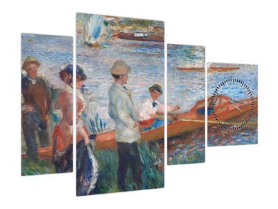 Obraz - Auguste Renoir, Oarsmen at Chatou, reprodukcje (z zegarem)