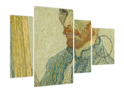 Obraz - Portrait of Vincent van Gogh, reprodukcje (z zegarem)