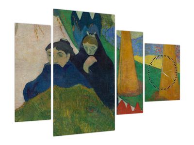 Obraz - Paul Gauguin, Arlésiennes (Mistral), reprodukce (s hodinami)